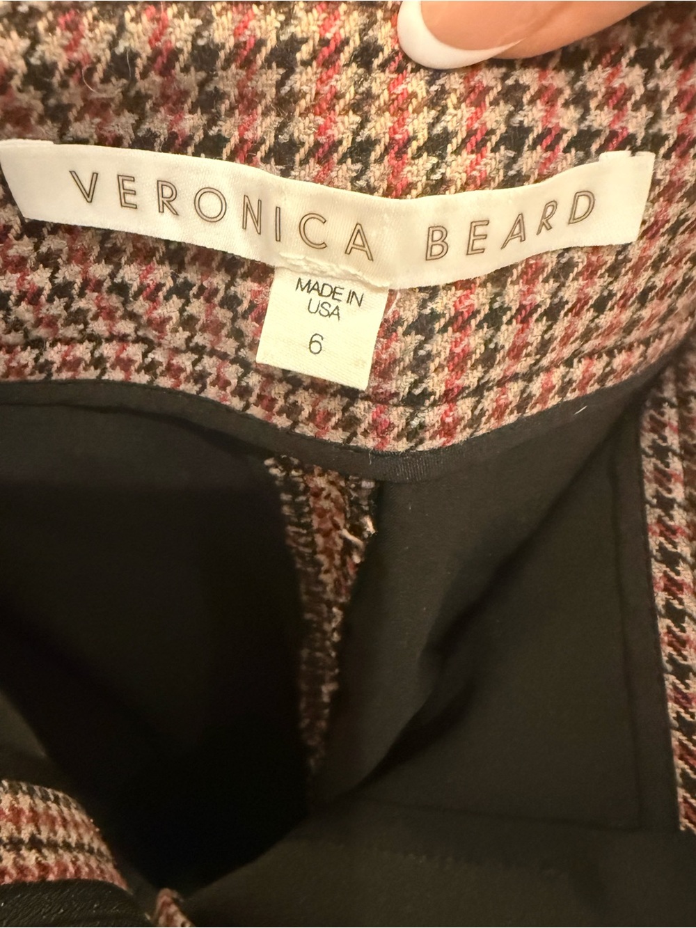Veronica Beard Houndstooth pants